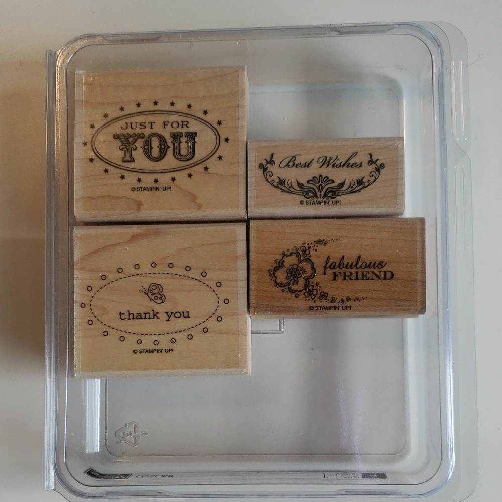 Stampin' Up! Wooden Stamp Set